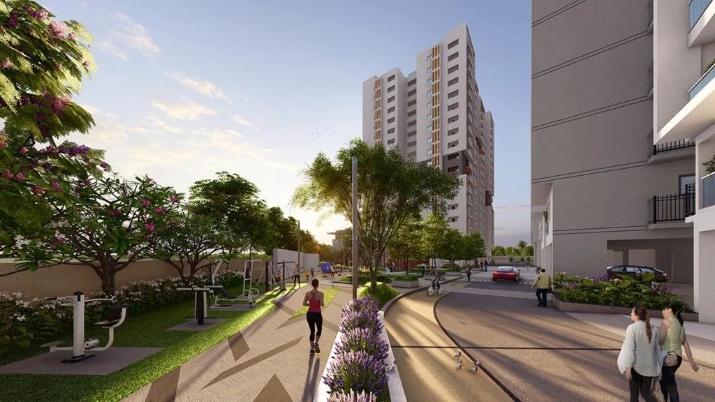 Gated-community-flats-in-tellapur-outdoor-zym-view